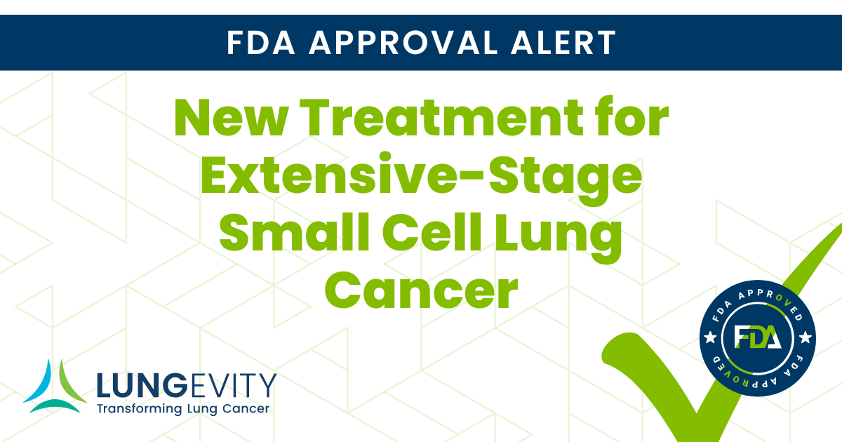 text new treatment for extensive-stage small cell lung cancer